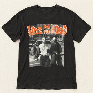 Boyz N The Hood Movie Graphic T Shirt Black Mens Large Ice Cube Rap Tee